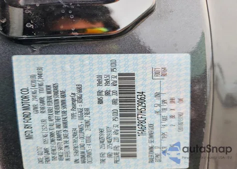 2017 Ford Mustang Gt из США, поврежденный, VIN 1FA6P8CF7H5290634